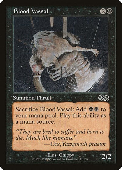 Blood Vassal (Urza's Saga) Light Play