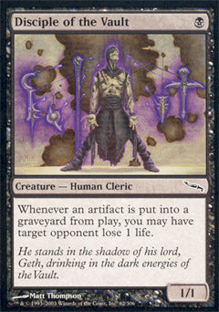 Disciple of the Vault (Mirrodin) Medium Play