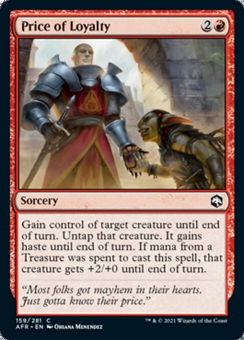 Price of Loyalty (Adventures in the Forgotten Realms) Light Play