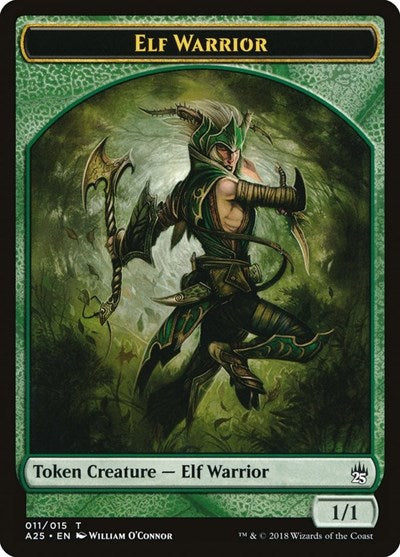 Elf Warrior Token (011) (Masters 25) Light Play