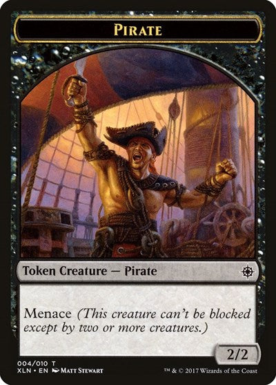 Pirate Token (004) (Ixalan) Light Play