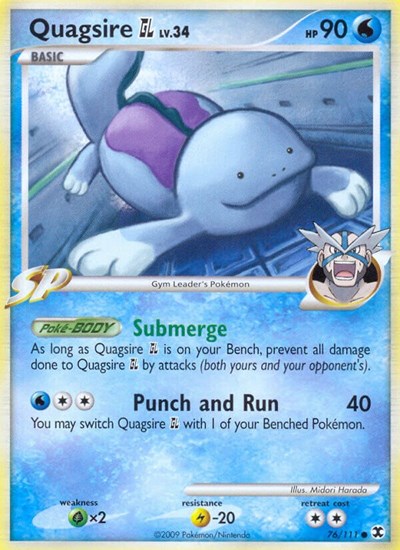 Quagsire GL (Rising Rivals) Damaged / Poor