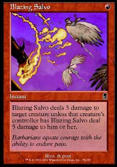 Blazing Salvo (Odyssey) Heavy Play