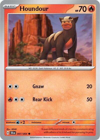 Houndour (SV: Shrouded Fable) Light Play