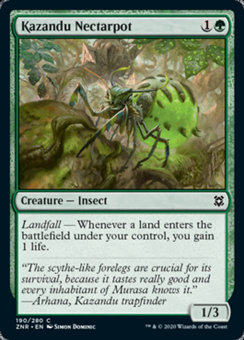 Kazandu Nectarpot (Zendikar Rising) Damaged / Poor