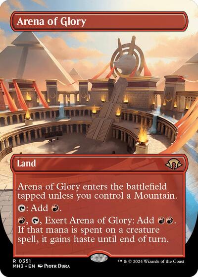Arena of Glory (Borderless) (Modern Horizons 3) Near Mint Foil