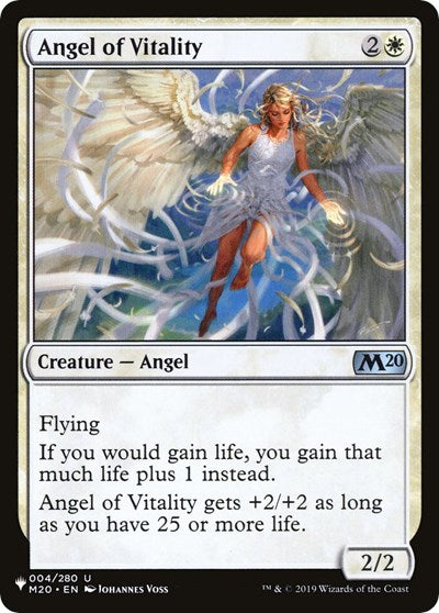 Angel of Vitality (The List) Light Play