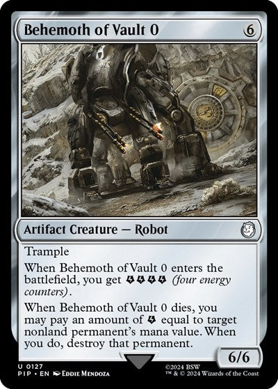 Behemoth of Vault 0 (Universes Beyond: Fallout) Light Play