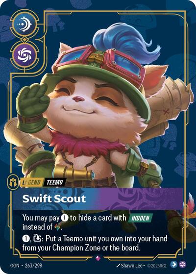 Teemo Swift Scout (Origins) Light Play Foil
