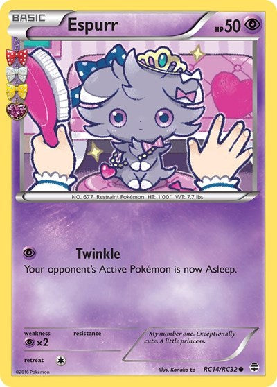 Espurr (Generations: Radiant Collection) Medium Play