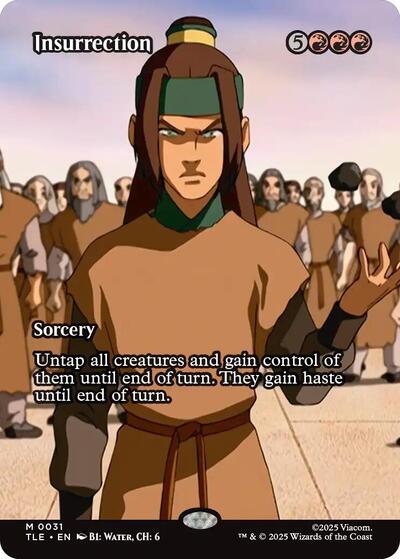 Insurrection (Borderless) (Avatar: The Last Airbender: Eternal-Legal) Light Play Foil