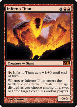 Inferno Titan (Magic 2012 Core Set) Light Play