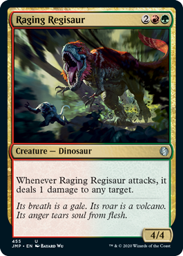 Raging Regisaur (Jumpstart) Damaged / Poor