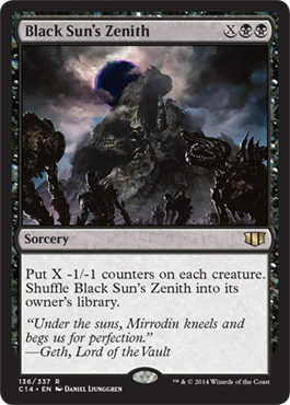 Black Sun's Zenith (Commander 2014 Edition) Light Play