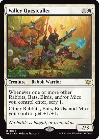 Valley Questcaller (Bloomburrow) Light Play