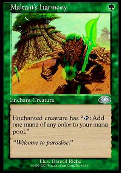Multani's Harmony (Planeshift) Light Play