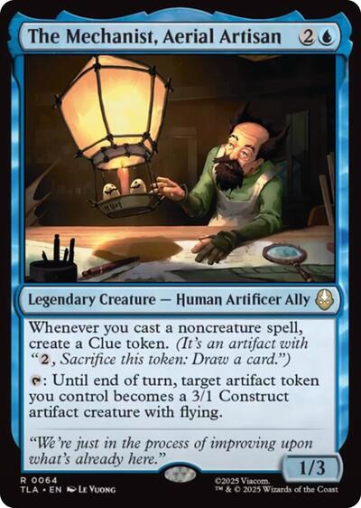 The Mechanist, Aerial Artisan (Avatar: The Last Airbender) Light Play Foil