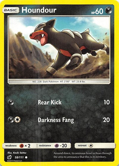 Houndour (SM - Crimson Invasion) Light Play Reverse Holofoil