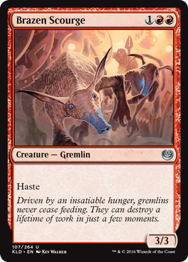 Brazen Scourge (Kaladesh) Light Play Foil