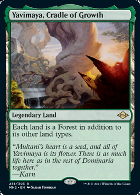 Yavimaya, Cradle of Growth (Modern Horizons 2) Near Mint