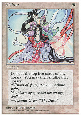 Visions (4th Edition) Heavy Play