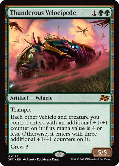 Thunderous Velocipede (Aetherdrift) Light Play