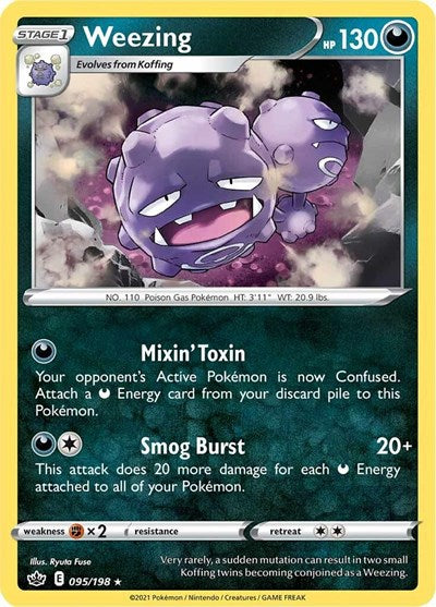 Weezing (SWSH06: Chilling Reign) Medium Play