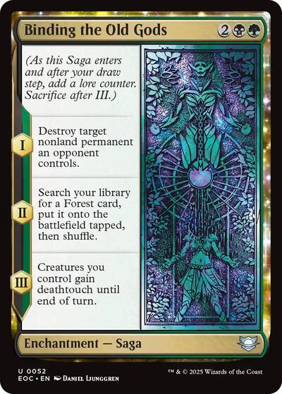Binding the Old Gods (Commander: Edge of Eternities) Light Play