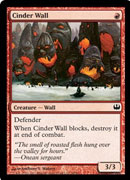 Cinder Wall (Duel Decks: Knights vs Dragons) Light Play