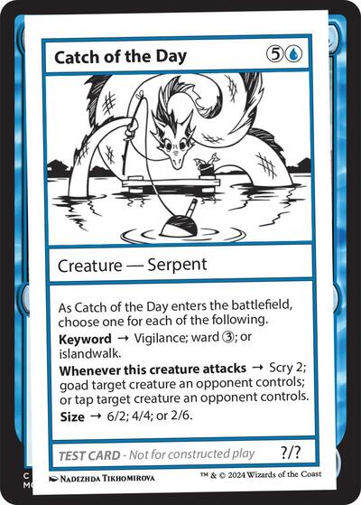 Catch of the Day (Mystery Booster 2 Playtest Cards) Light Play