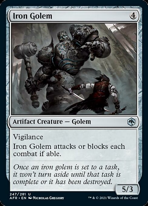Iron Golem (Adventures in the Forgotten Realms) Light Play