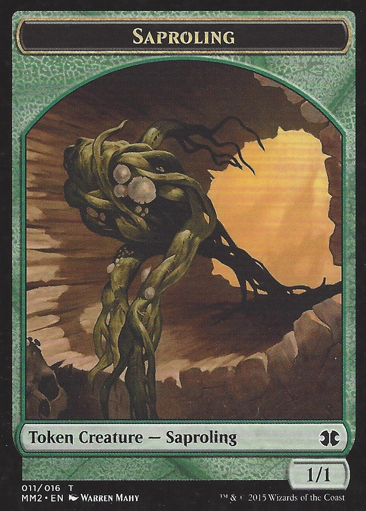 Saproling Token (Modern Masters 2015) Light Play