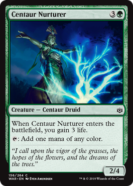 Centaur Nurturer (War of the Spark) Heavy Play