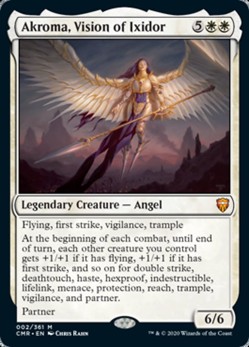 Akroma, Vision of Ixidor (Commander Legends) Light Play