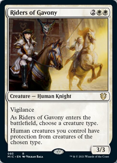 Riders of Gavony (Commander 2021 Midnight Hunt) Light Play