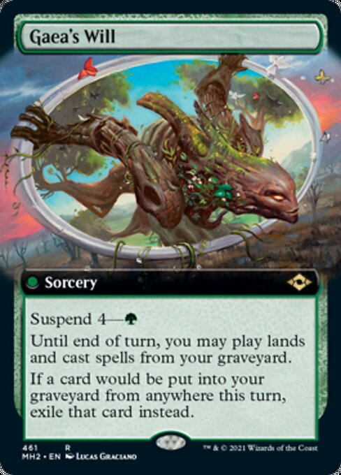Gaea's Will (Extended Art) (Modern Horizons 2) Light Play