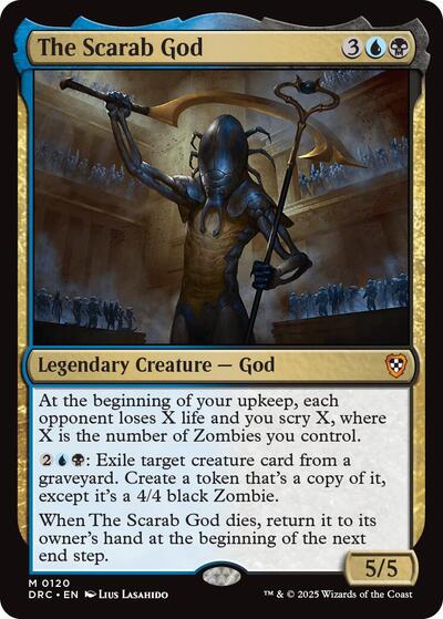The Scarab God (Commander: Aetherdrift) Light Play