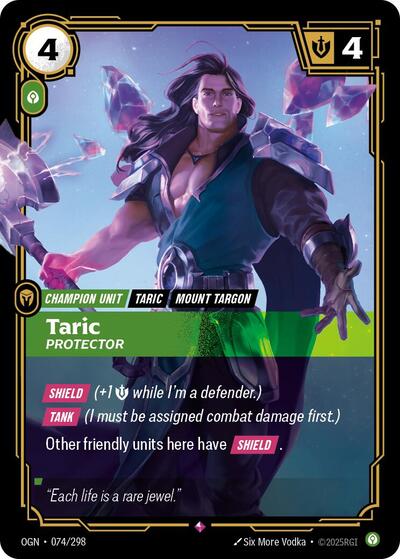 Taric Protector (Origins) Light Play Foil