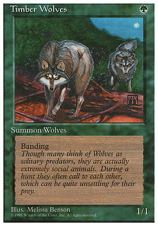 Timber Wolves (4th Edition) Light Play