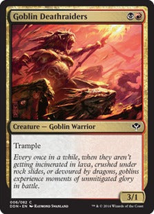 Goblin Deathraiders (Duel Decks: Speed vs Cunning) Light Play