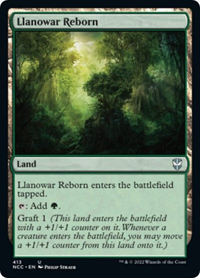 Llanowar Reborn (Commander: Streets of New Capenna) Medium Play
