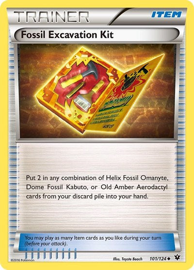 Fossil Excavation Kit (XY - Fates Collide) Light Play