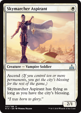 Skymarcher Aspirant (Rivals of Ixalan) Light Play