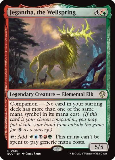 Jegantha, the Wellspring (Commander: Lorwyn Eclipsed) Light Play