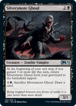 Silversmote Ghoul (Magic 2021 Core Set) Light Play