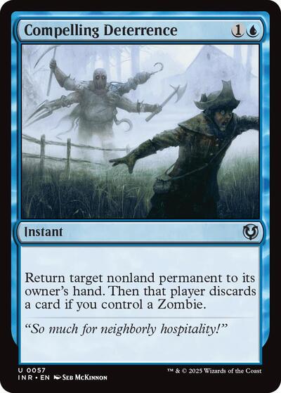 Compelling Deterrence (Innistrad Remastered) Light Play
