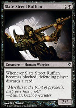 Slate Street Ruffian (Duel Decks: Jace vs Vraska) Light Play