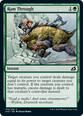 Ram Through (Ikoria: Lair of Behemoths) Heavy Play