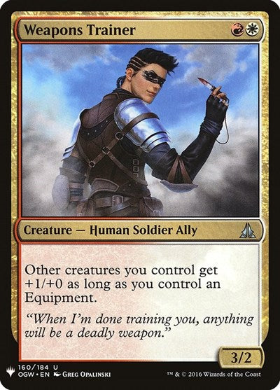 Weapons Trainer (Mystery Booster) Light Play