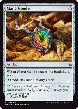 Mana Geode (War of the Spark) Light Play